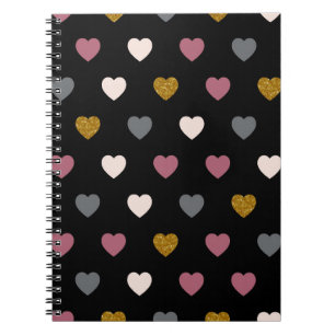 Carnet Motif de coeur 30