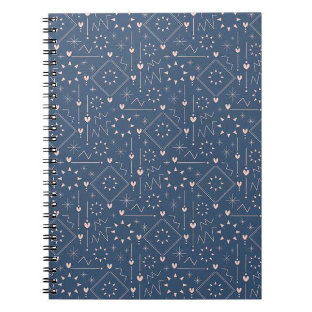 Carnet Motif de cœur magique (Devant)
