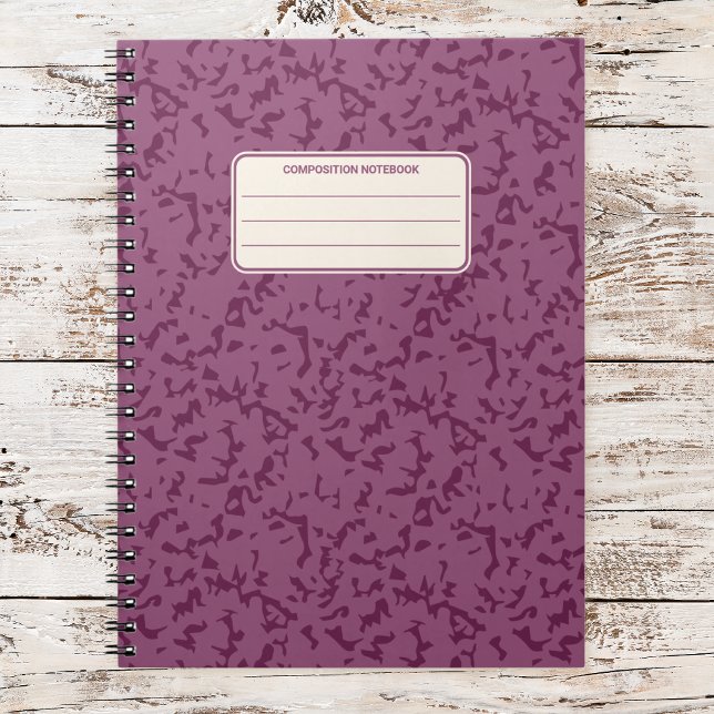Carnet Motif de composition classique marbré vintage (Créateur téléchargé)