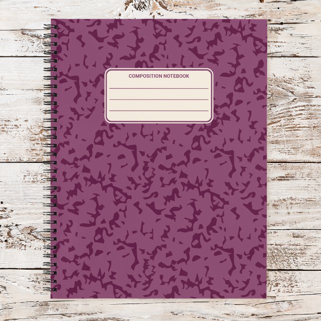 Carnet Motif de composition classique marbré vintage (Créateur téléchargé)