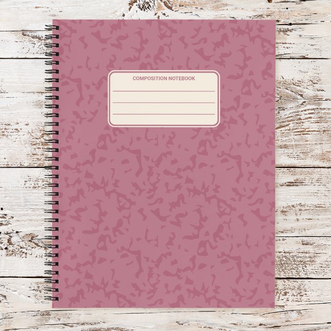 Carnet Motif de composition classique marbré vintage (Créateur téléchargé)