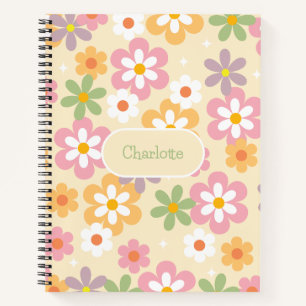 Carnet Motif de daisy mignon féminin