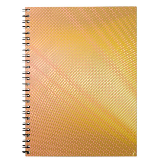 Carnet Motif de dégradé minimal. Conception de la couvert (Devant)