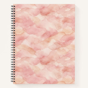 Carnet Motif de design abstrait moderne rose tendre
