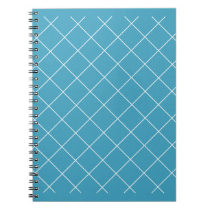 Carnet Motif de diamant Aqua