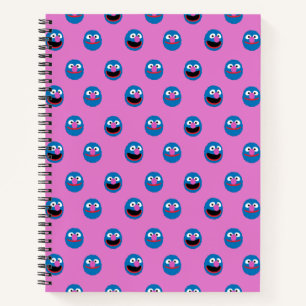 Carnet Motif de face de Grover rose