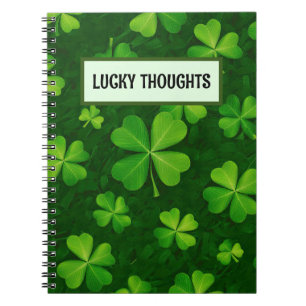 Carnet Motif de fermeture à quatre feuilles