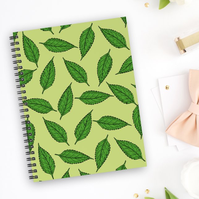 Carnet Motif De Feuilles, Motif De Feuilles, Feuilles De  (Créateur téléchargé)