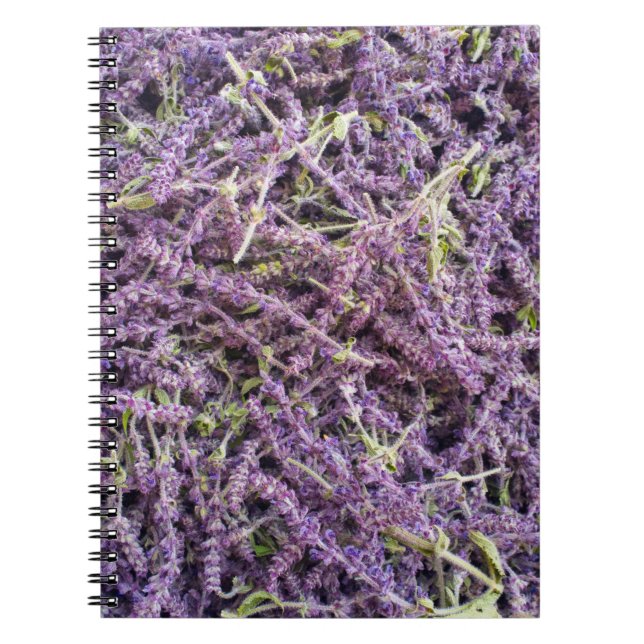Carnet Motif de fleurs de lavande (Devant)