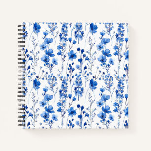 Carnet Motif de fleurs sauvages en papier français Concep