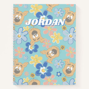 Carnet Motif de fleurs Scooby-Doo