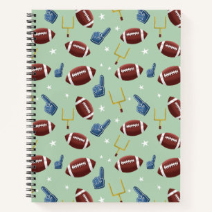 Carnet Motif de football mignon