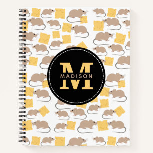 Carnet Motif de fromage mignon rongeur de la souris