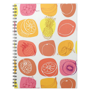 Carnet Motif de fruit
