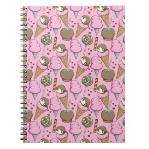 Carnet Motif de glace   Motif de sucettes   sucette 26