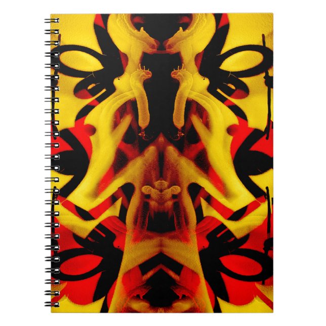Carnet Motif de graffitis colorés (Devant)