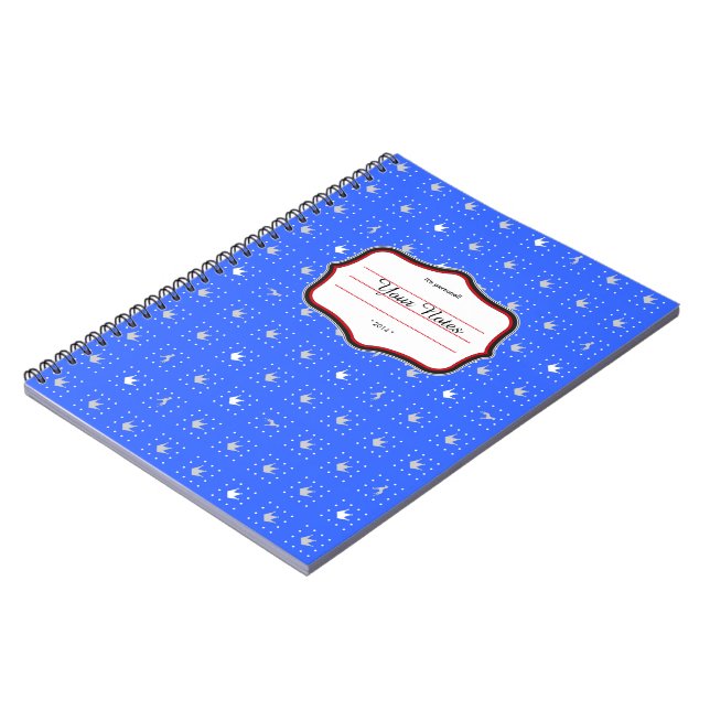 Carnet Motif de Grand Danois couronné (Côté gauche)