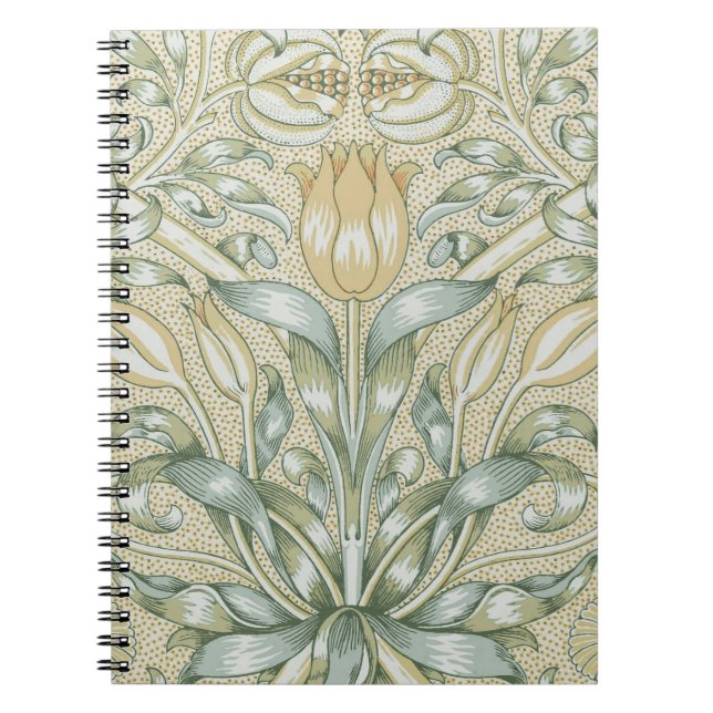 Carnet Motif de grenade antique William Morris Lily (Devant)