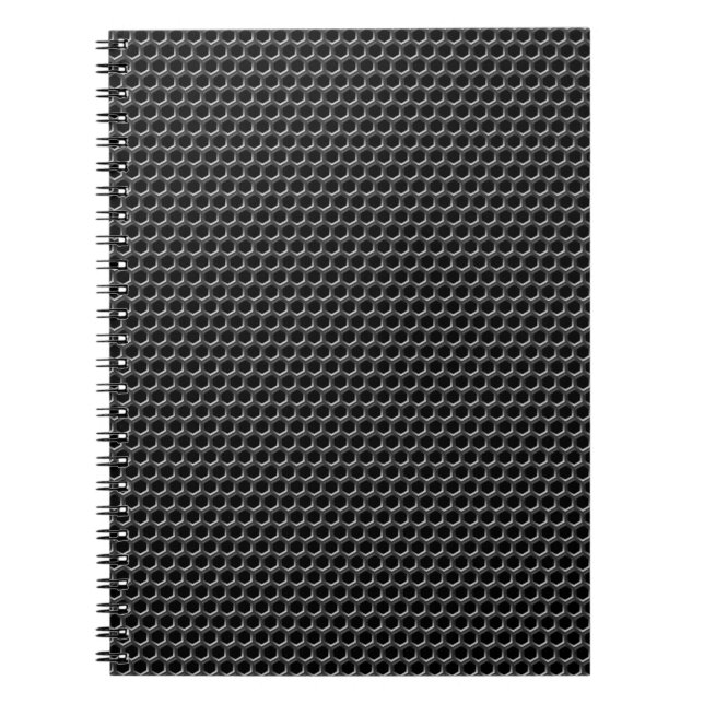 Carnet Motif de grille en métal - arrière - plan (Devant)