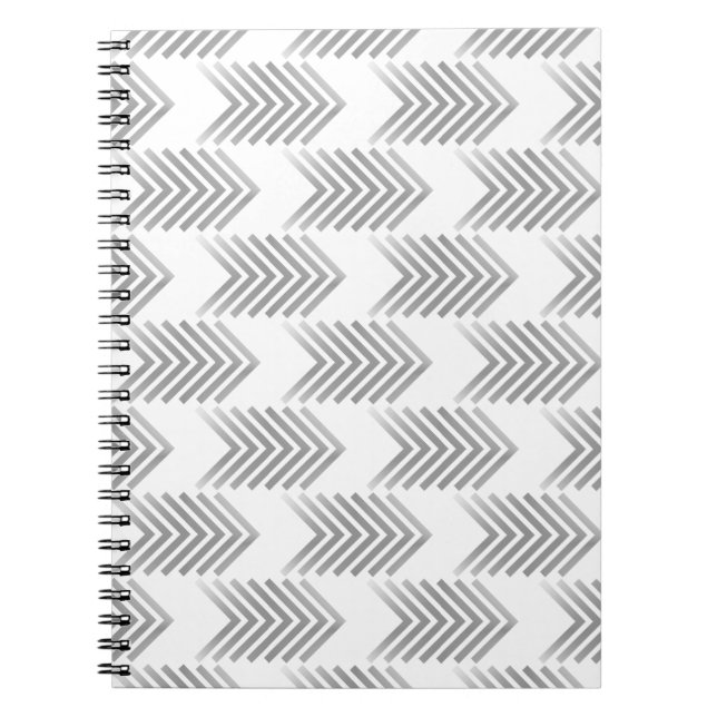 Carnet Motif de la flèche de la tribu gris (Devant)
