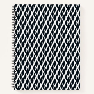 Carnet Motif de la grille noire