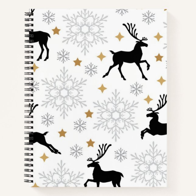 Carnet Motif de la nouvelle année (Devant)