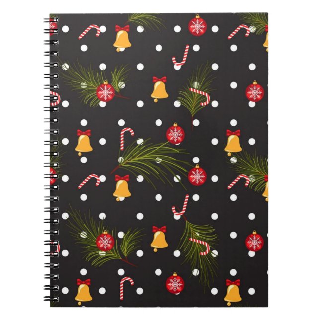 Carnet Motif de la nouvelle année (Devant)