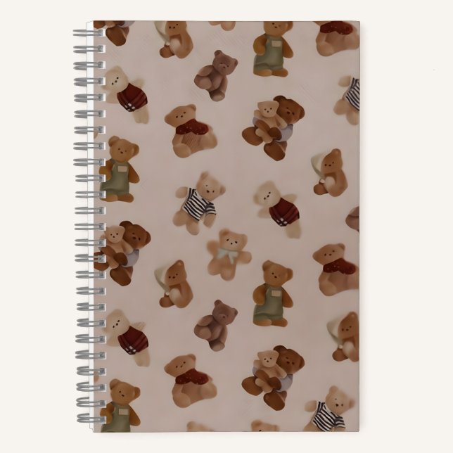 Carnet Motif de la Parade de l'ours en peluche (Recto)