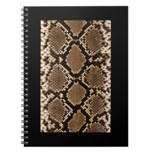 Carnet Motif de la peau de serpent