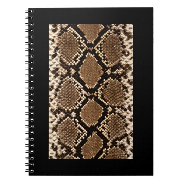 Carnet Motif de la peau de serpent (Devant)