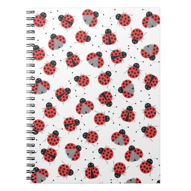 Carnet Motif de Ladybugs (Devant)