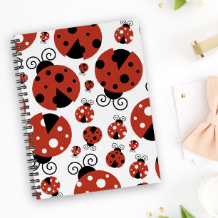 Carnet Motif De Ladybugs, Mignons Ladybugs, Red Ladybugs