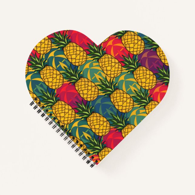 Carnet Motif de l'ananas  (Devant)