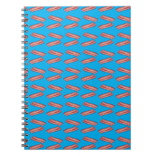 Carnet Motif de lard de bleu de ciel