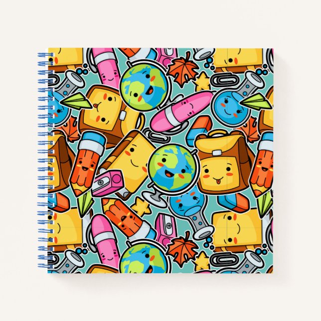 Carnet Motif de l'école de dessin (Devant)