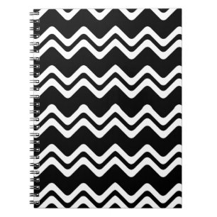 Carnet Motif de ligne double couleur Zig Zag