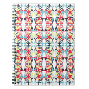 Carnet Motif de ligne tribal géométrique abstrait