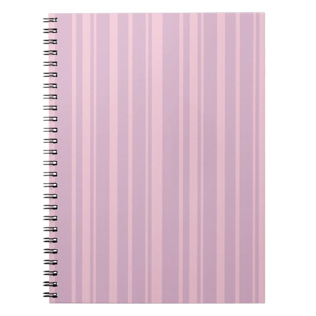 Carnet Motif de ligne violet et rose (Devant)