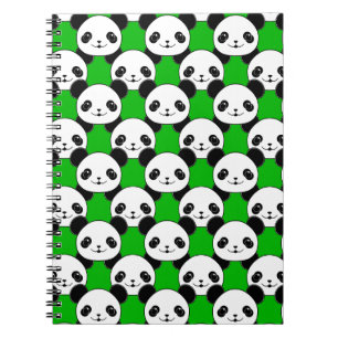 Carnet Motif de l'ours Kawaii Panda