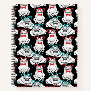 Carnet Motif de lunettes de grenouille