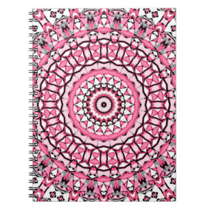 Carnet Motif de mandala ronde en verre vitrage style mosa