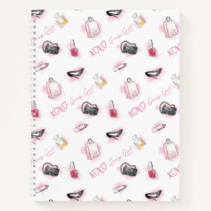 Carnet Motif de maquillage pour filles Gossip
