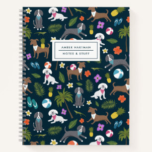 Carnet Motif de marionnettes tropicales mignonnes    Mari