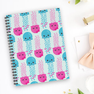 Carnet Motif de méduses, Mignonne méduse, Sea Animaux