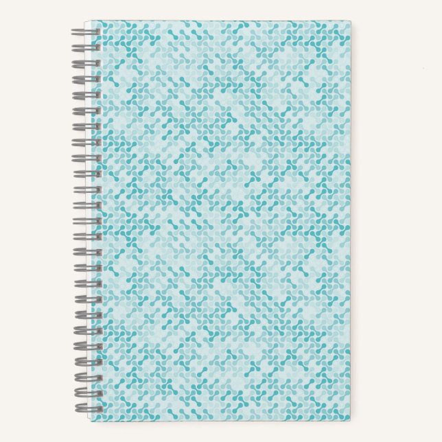 Carnet Motif de metaball bleu (Recto)