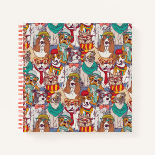 Carnet Motif de mode de marionnette mignonne