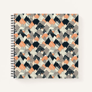 Carnet Motif de montagne de style scandinave