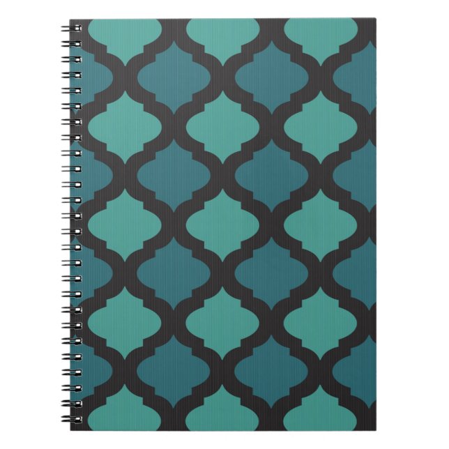 Carnet Motif de mosaïque dans le style arabe (Devant)