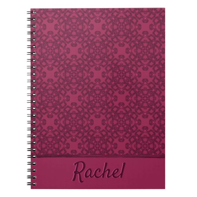 Carnet Motif de mûre personnalisé (Devant)