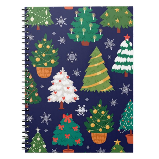 Carnet Motif de Noël (Devant)